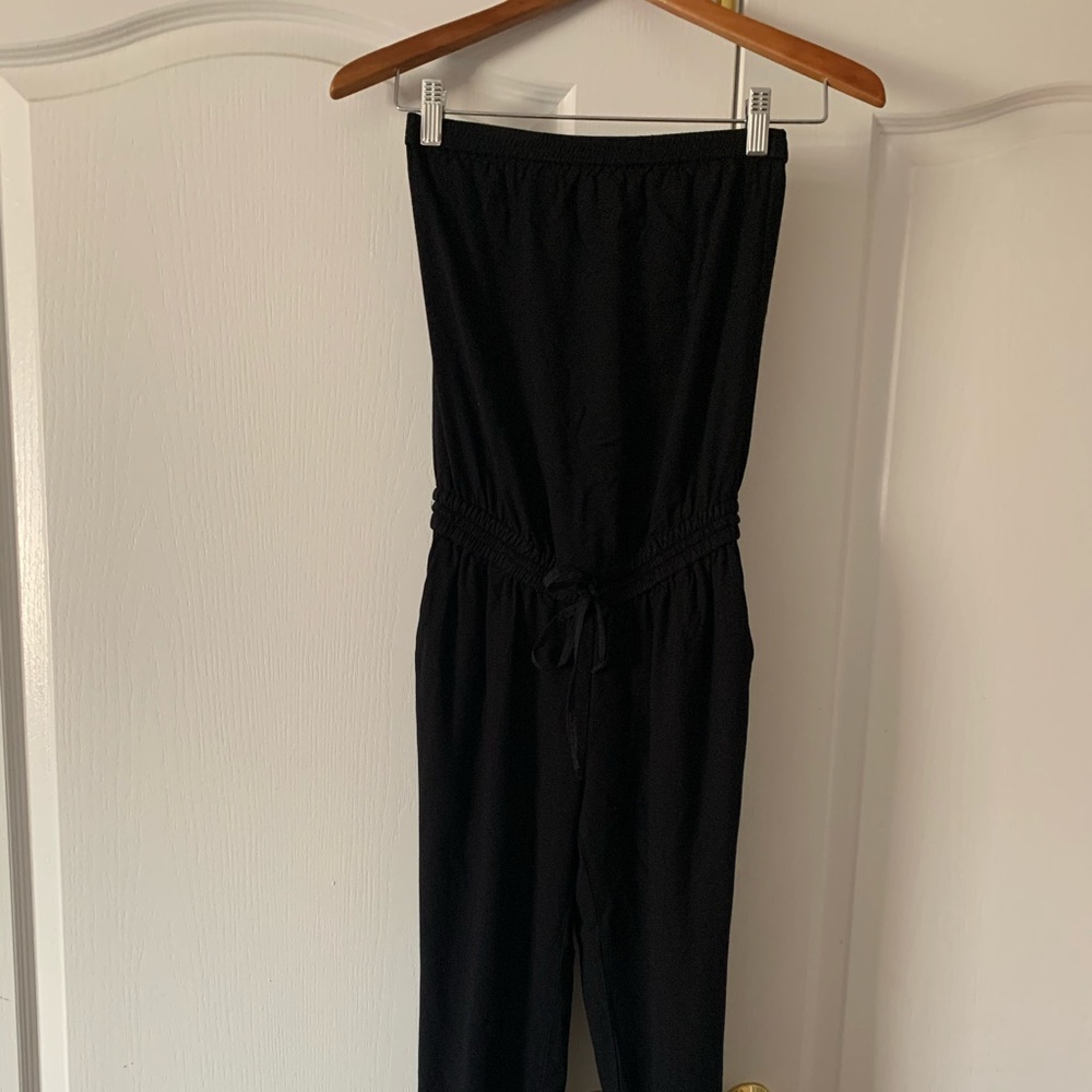 Talula black strapless jumpsuit